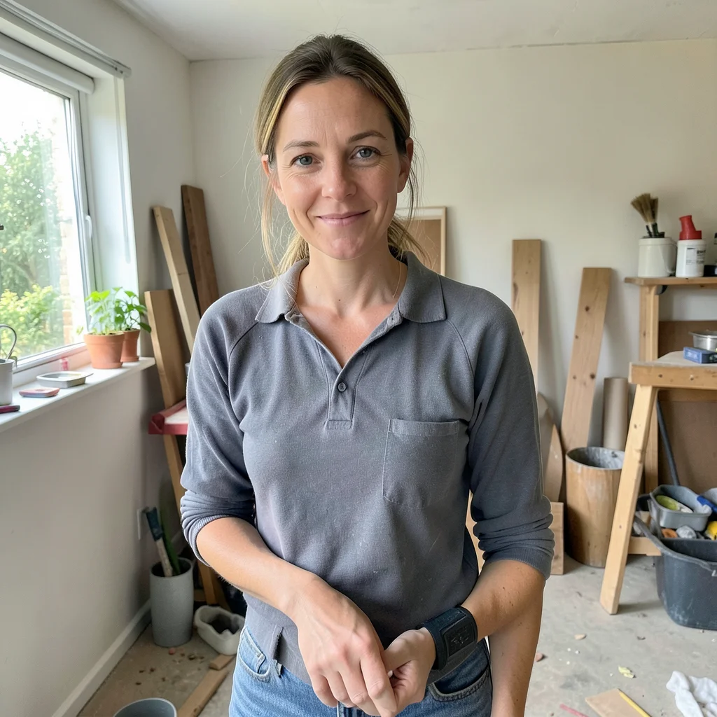 Portret van Sophie de Vries, vloerenspecialist in gietvloeren voor woningen
